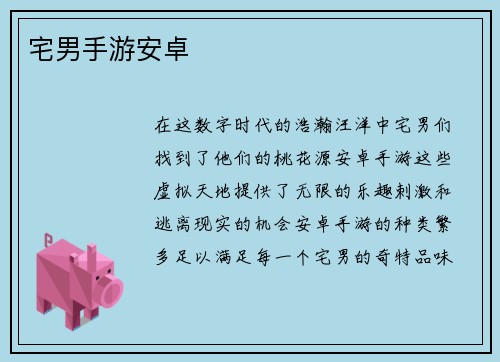 宅男手游安卓